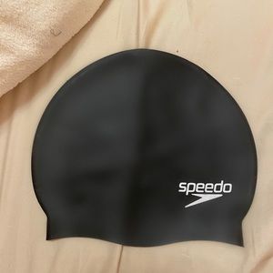 Black Speedo Swim Cap
